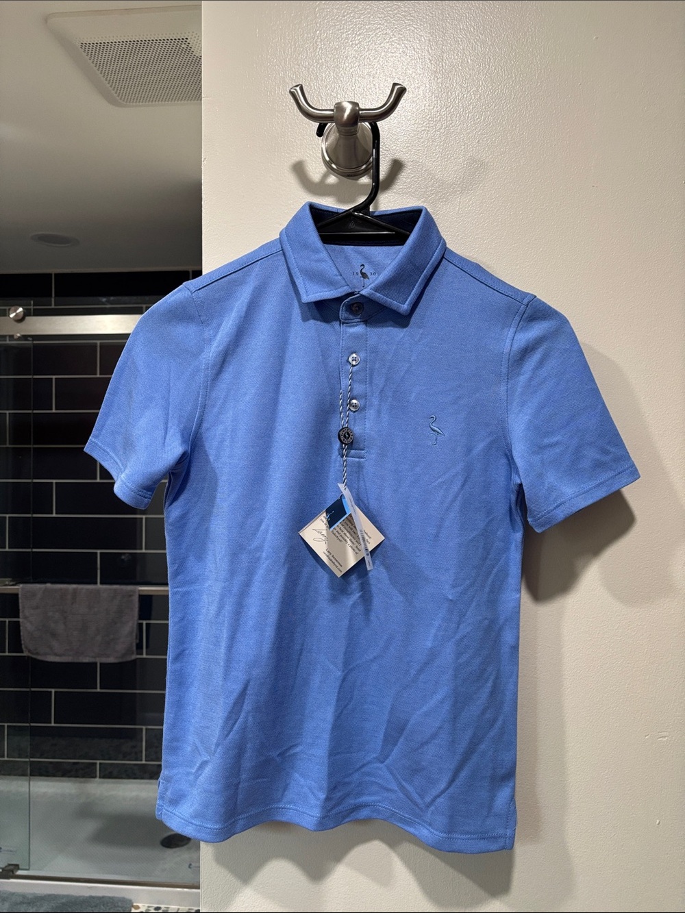 Women's Blue Polo Shirt - Classic Short-Sleeve